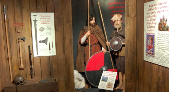 View of the 'battle for Viking Dublin' section of Dublinia