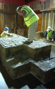 Walk-through reconstruction of an archeological excavation, 'History Hunters', Dublinia